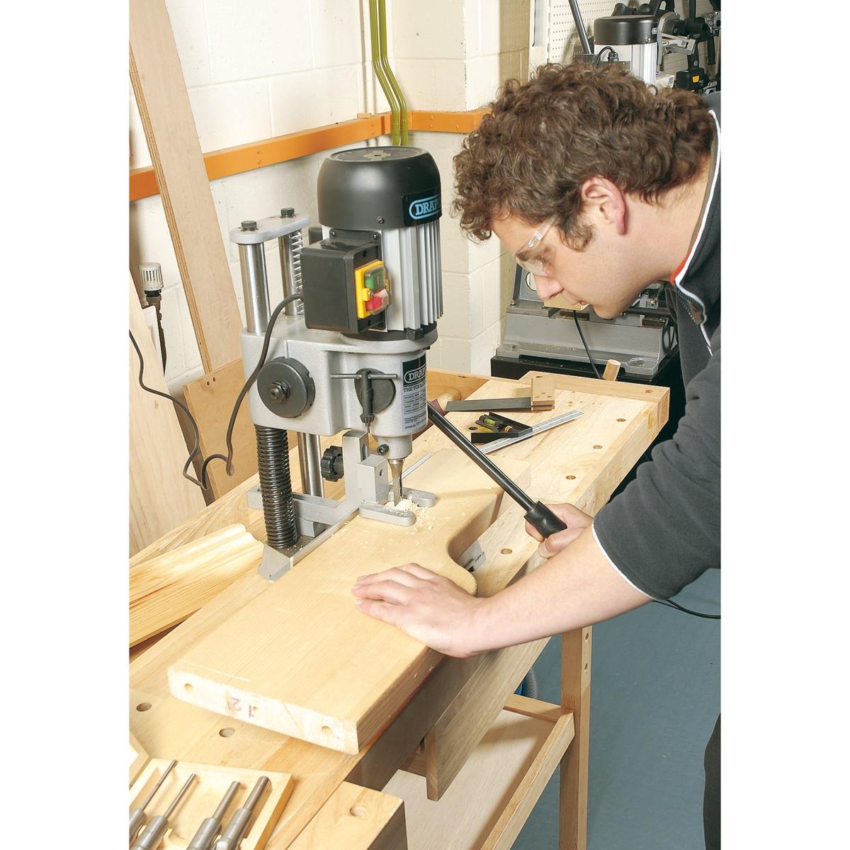 Draper Hollow Square Mortice Chisel and Bit Set (5 Piece) - Image 4