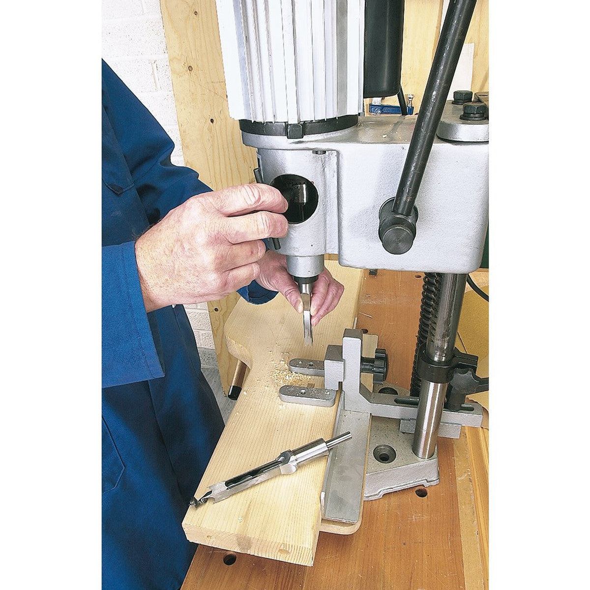 Draper Expert Hollow Square Mortice Chisel with Bit, 5/8", 275mm 48072