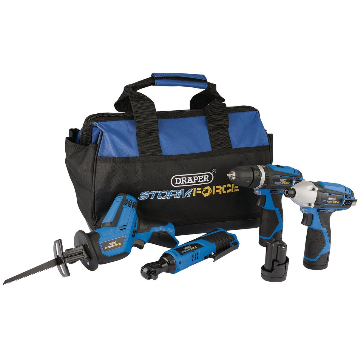 Draper Storm Force 10.8V Power Interchange Kit (9 Piece) - Image 2