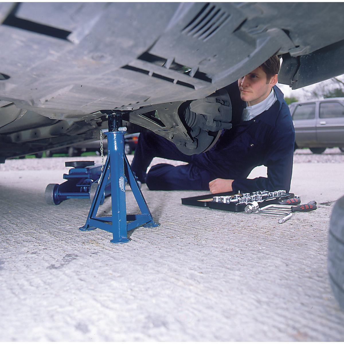 Draper Expert Axle Stands, 2 Tonne (Pair) - Image 3