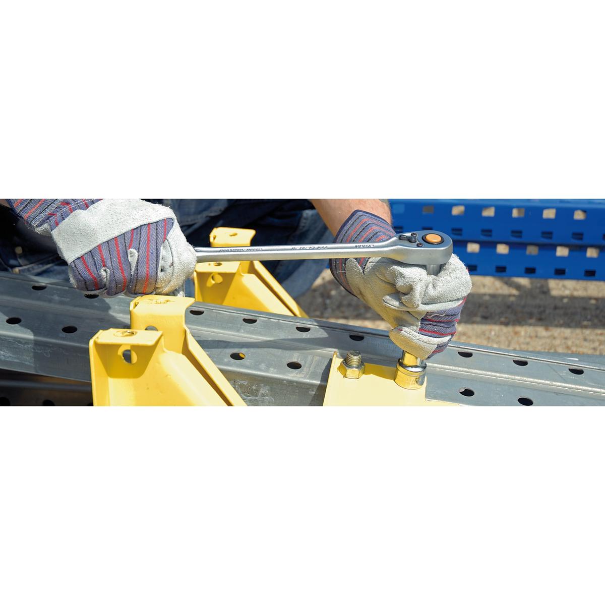 Elora Quick Release Soft Grip Reversible Ratchet, 1/2" Sq. Dr., 375mm - Image 4