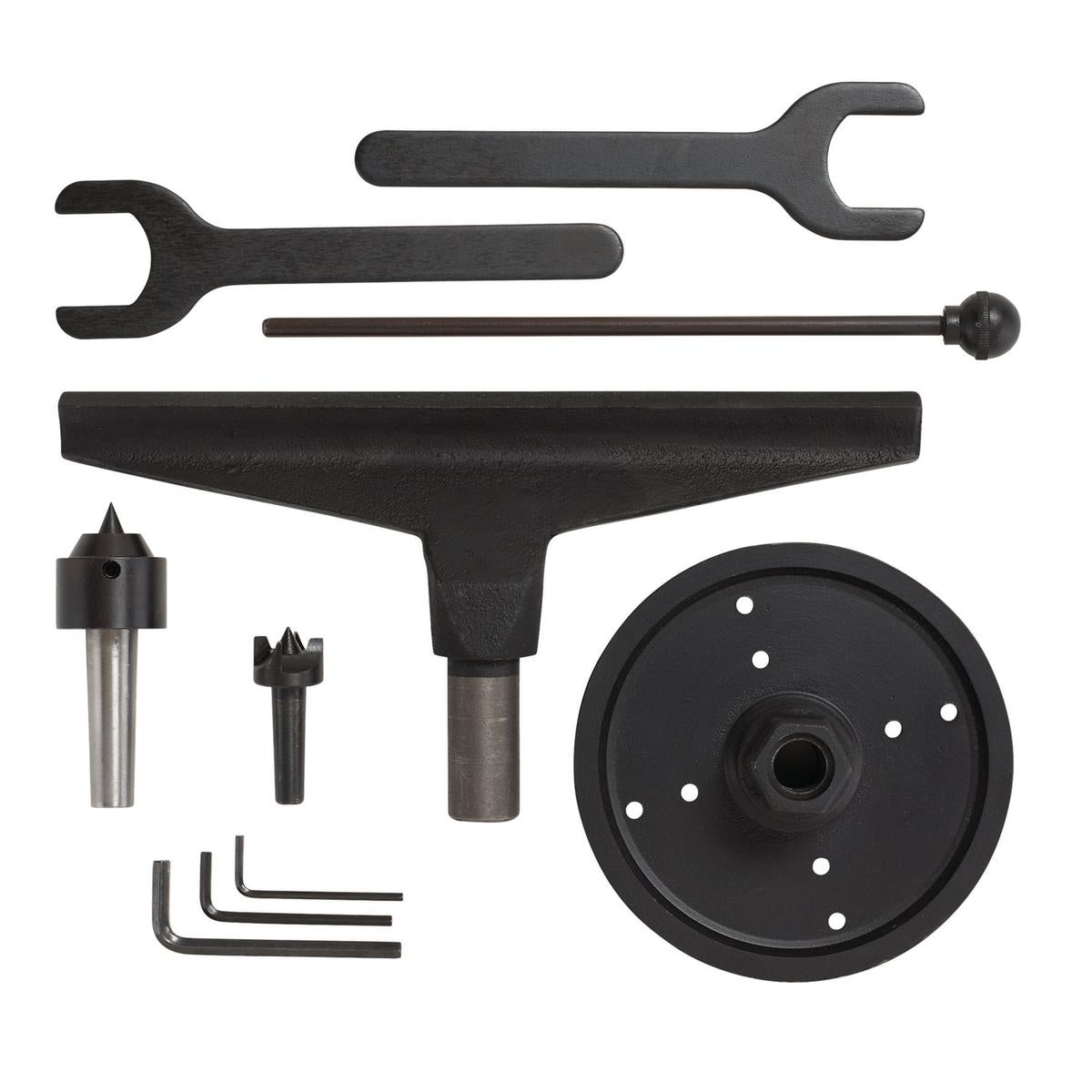 Draper Variable Speed Wood Lathe with Digital Display, 750W - Image 4