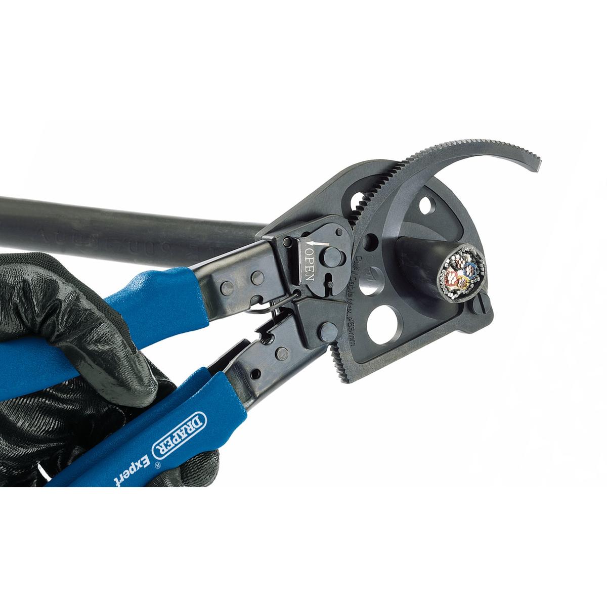Draper Expert Ratchet Action Cable Cutter, 280mm - Image 2