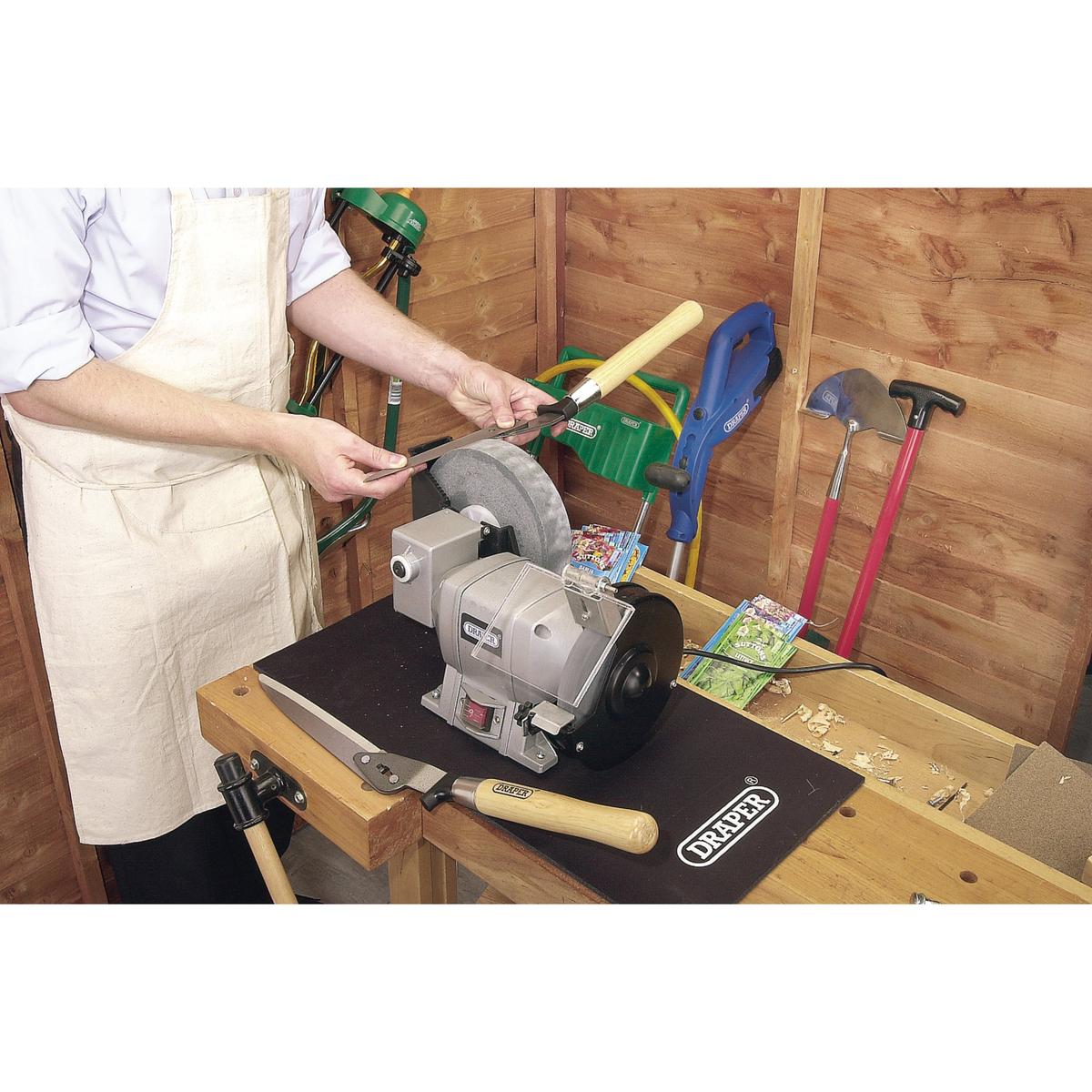 Draper Wet and Dry Bench Grinder, 250W - Image 4