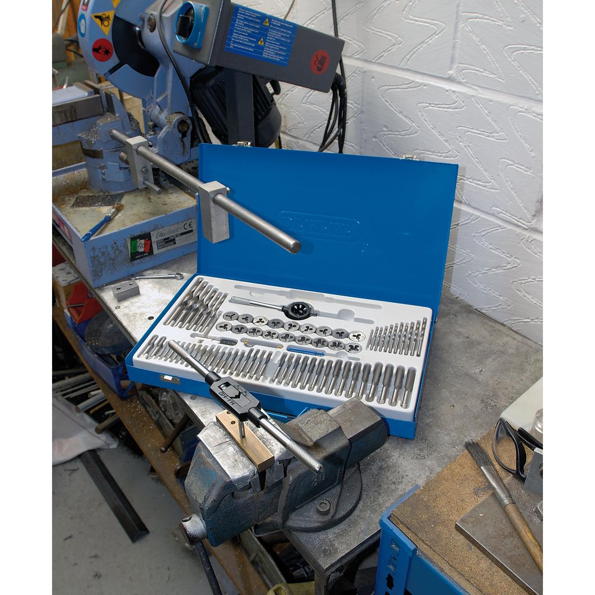 Draper Combination Tap and Die Set Metric and BSP (76 Piece) - Image 2