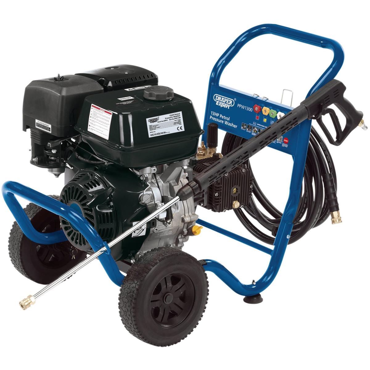 Draper Expert Petrol Pressure Washer, 13Hp - Image 1