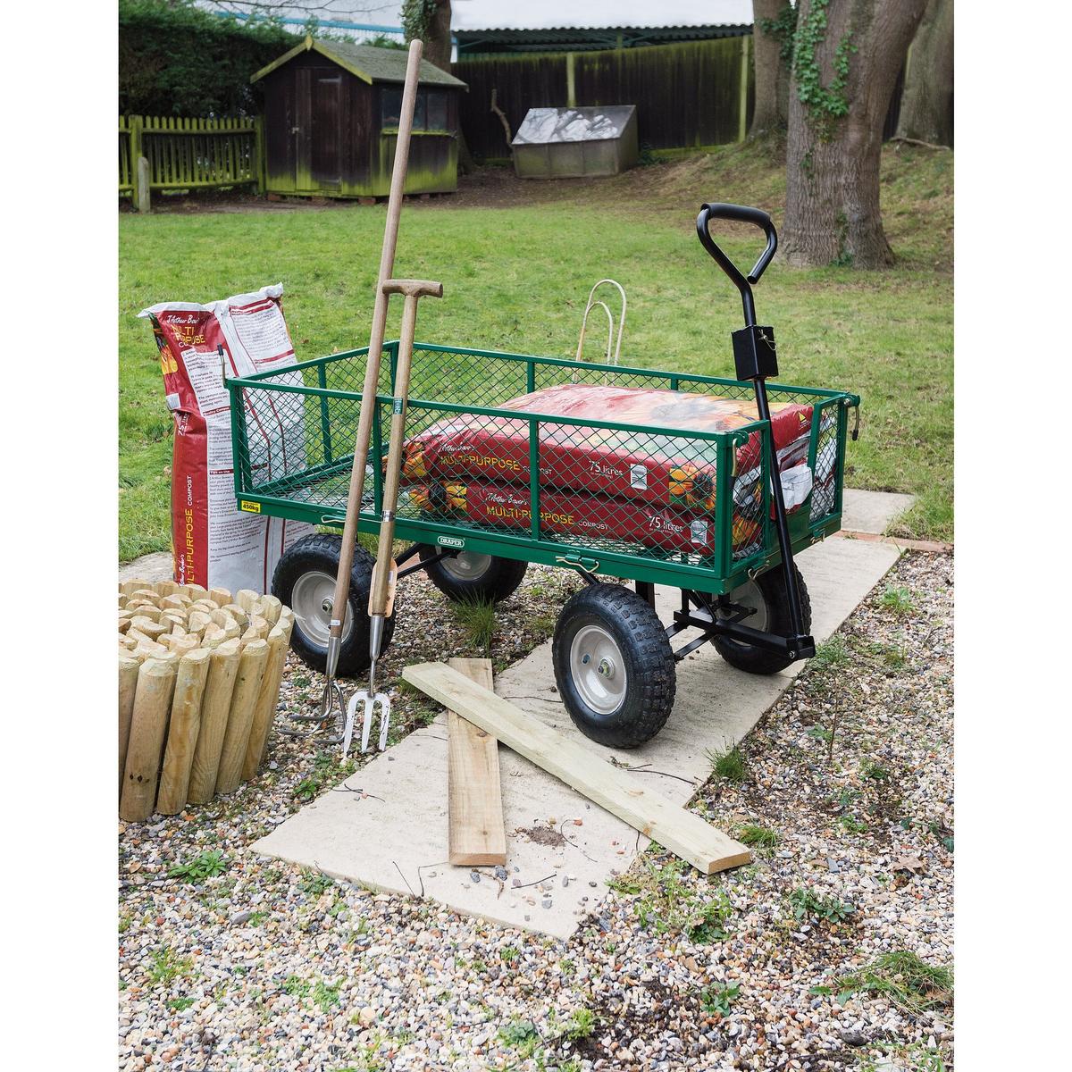 Draper Heavy Duty Steel Mesh Cart,450kg - Image 3