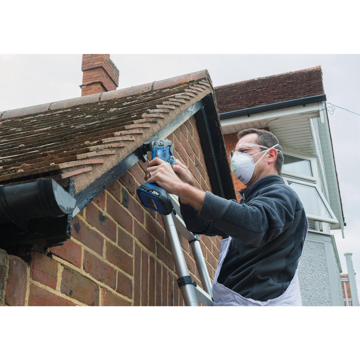 Draper Storm Force 20V Oscillating Multi-Tool (Sold Bare) - Image 5