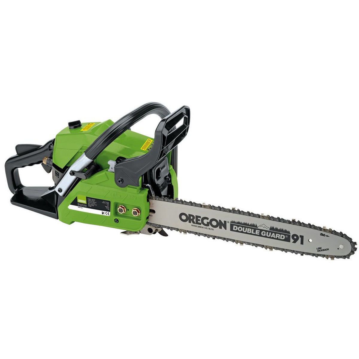 Draper Petrol Chainsaw with Oregon Chain and Bar, 400mm, 37cc 02567