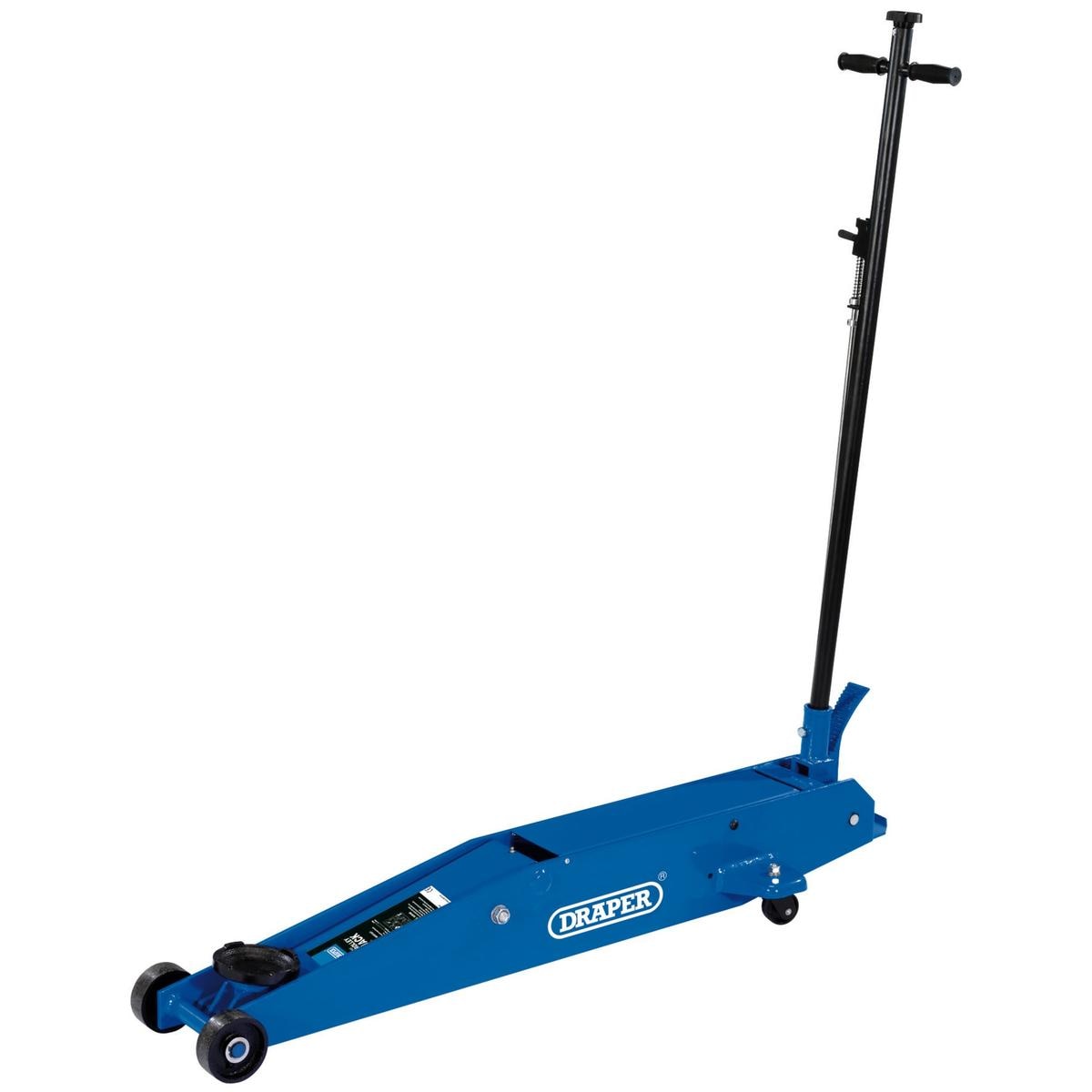 Draper Long Chassis Trolley Jack, 3 Tonne - Image 1