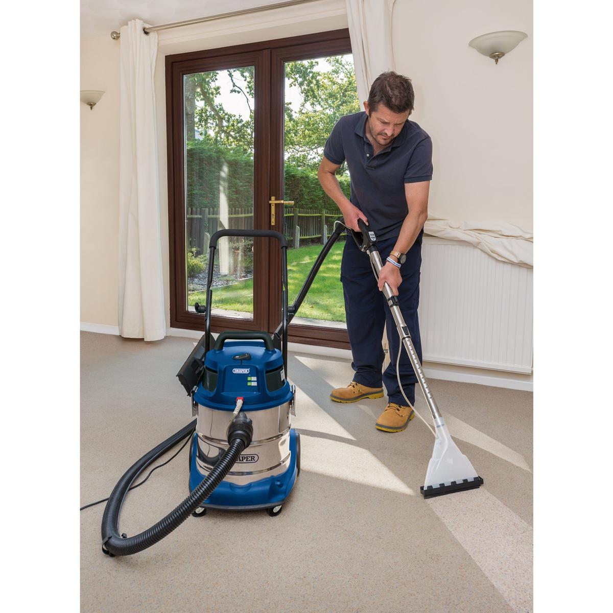 Draper 3 in 1 Wet and Dry Shampoo/Vacuum Cleaner, 20L, 1500W - Image 5