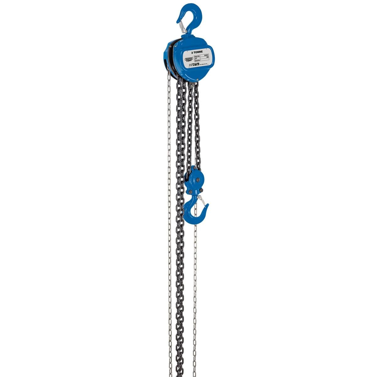 Draper Expert Chain Hoist/Chain Block, 3 Tonne - Image 1