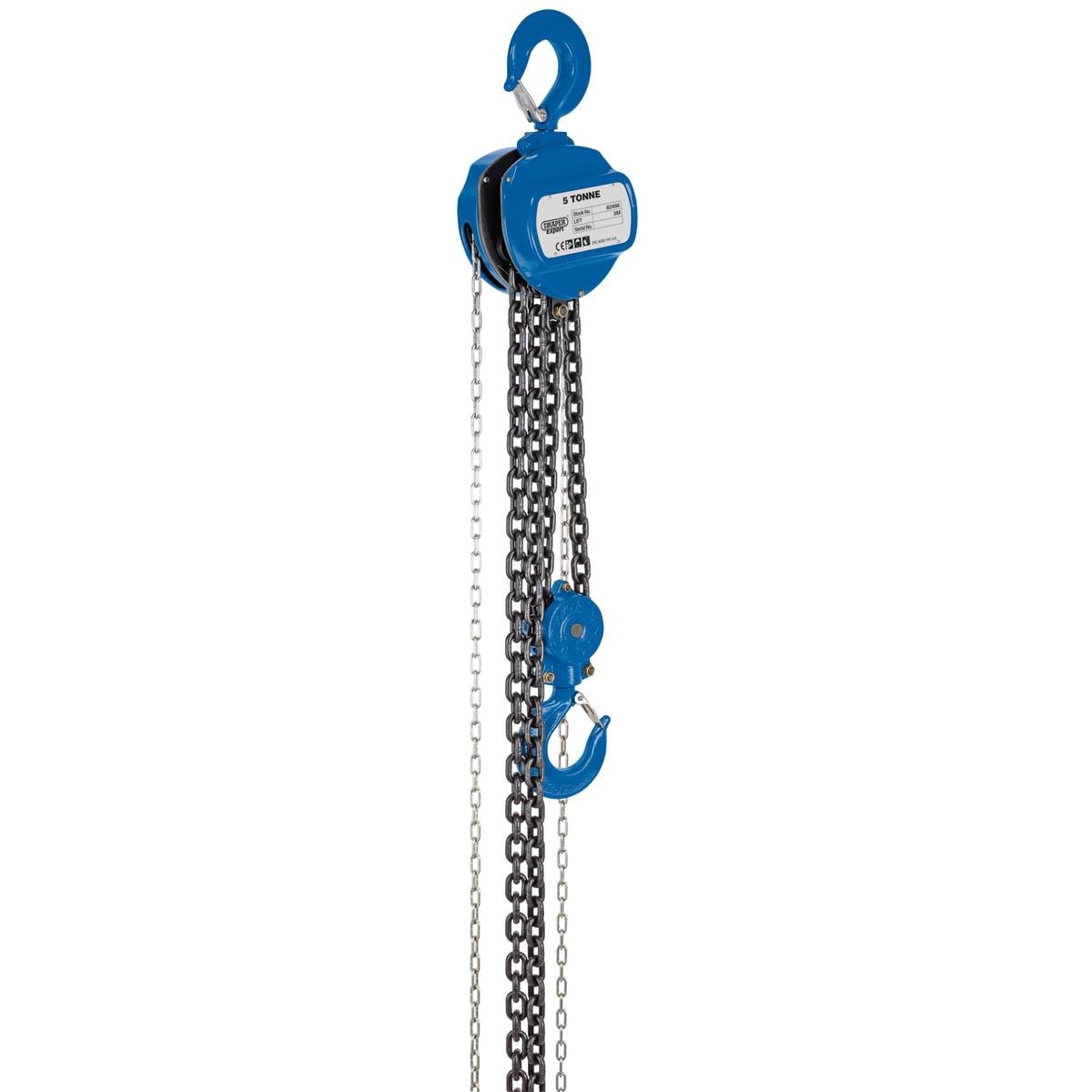 Draper Expert Chain Hoist/Chain Block, 5 Tonne - Image 1