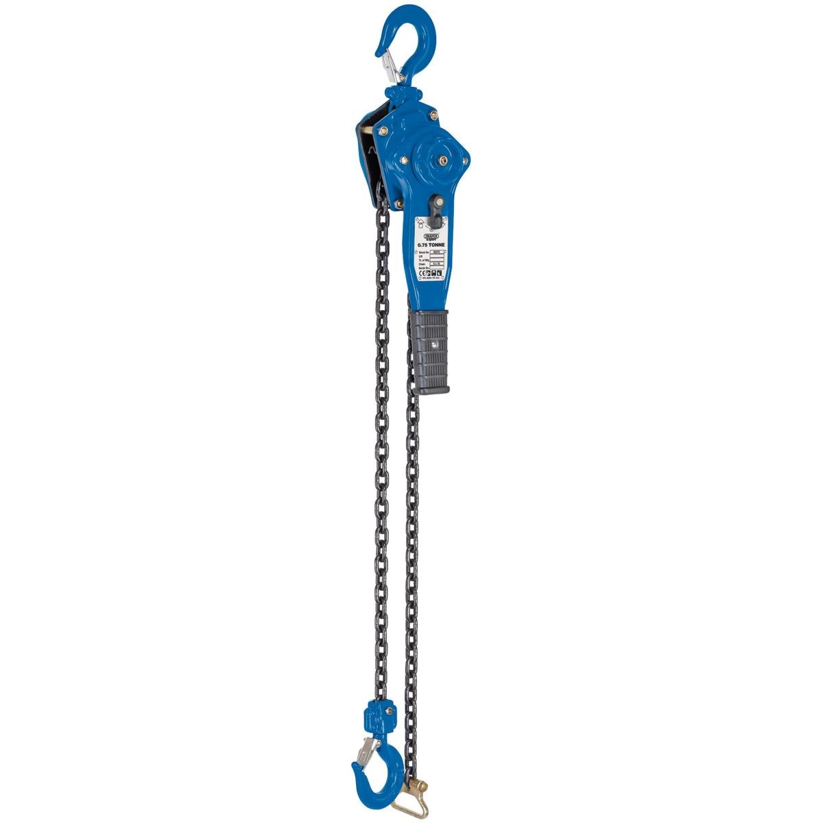 Draper Expert Chain Lever Hoist, 0.75 Tonne - Image 1
