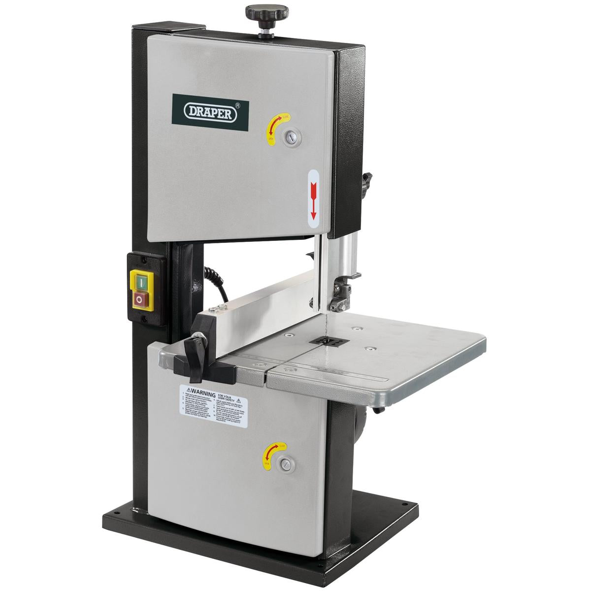Draper Bandsaw with Steel Table, 200mm, 250W - Image 1