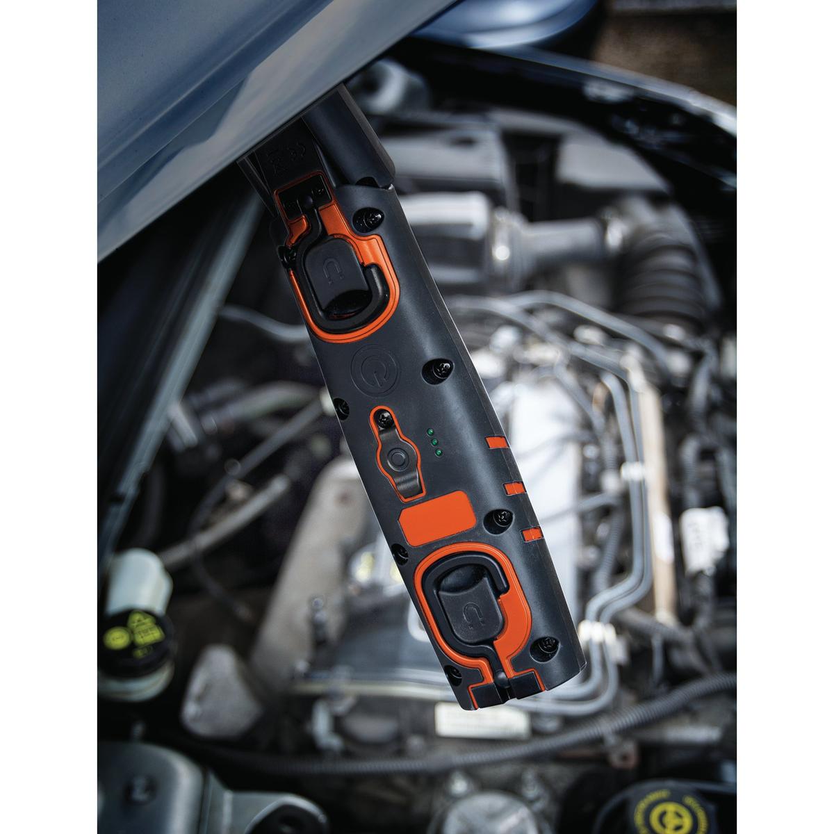 Draper COB/SMD LED Rechargeable Inspection Lamp, 10W, 1,000 Lumens, Orange - Image 5