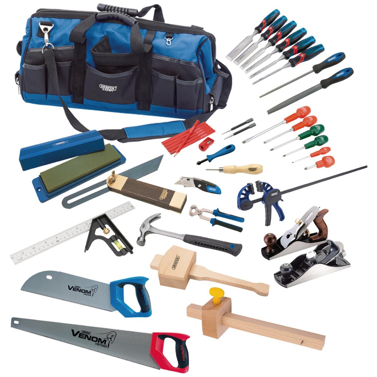 Draper Carpenter/Joiner Hand Tool Kit - Image 1