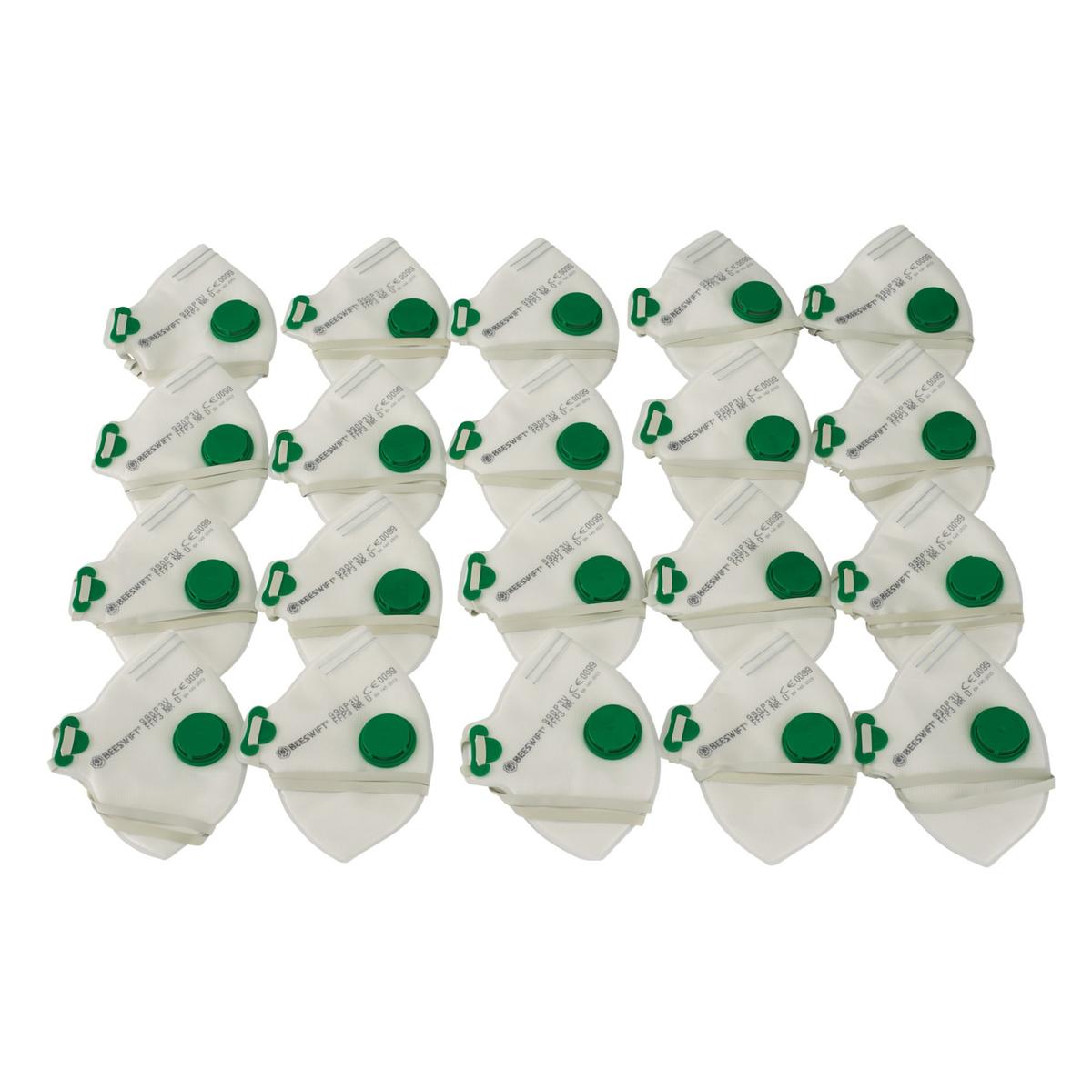 Draper FFP3 Fold Flat Mask SI MOD, White (Pack of 20) - Image 2