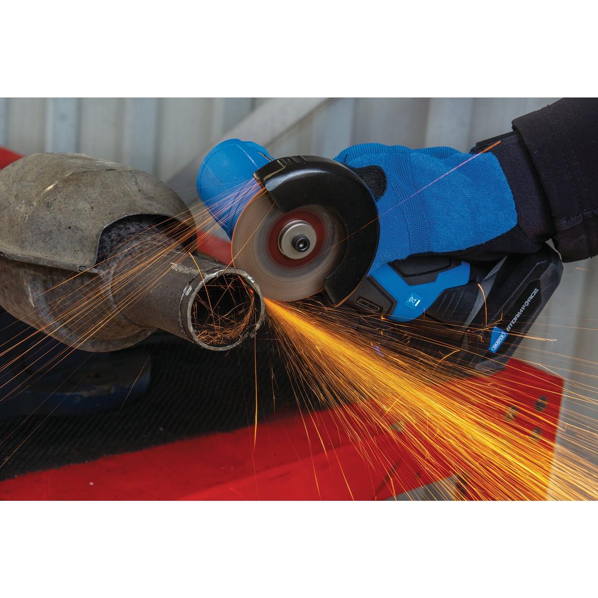 Draper Storm Force 10.8V Power Interchange Brushless Angle Grinder/Cut Off Tool (Sold Bare) - Image 4
