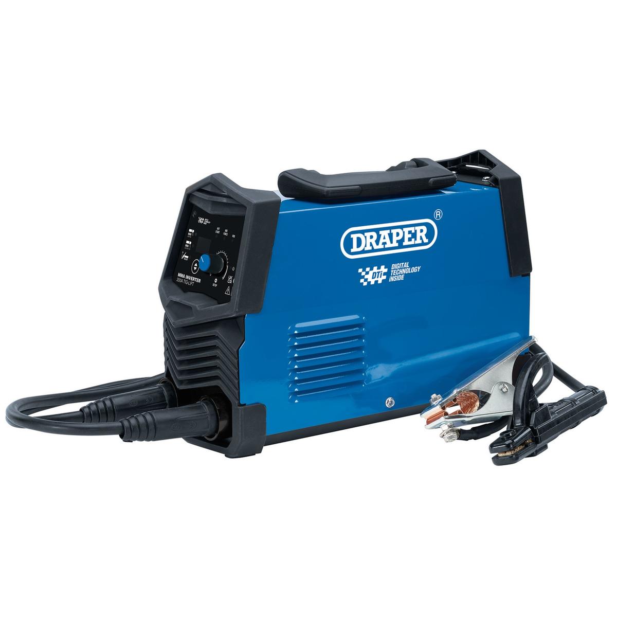 Draper MMA Inverter Welder with TIG-Lift Dti, 200A - Image 1