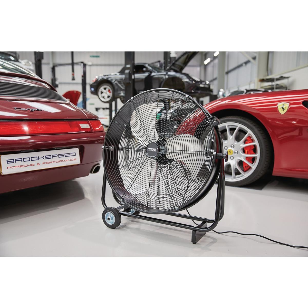 Draper 230V Drum Fan, 24"/610mm, 120W - Image 3