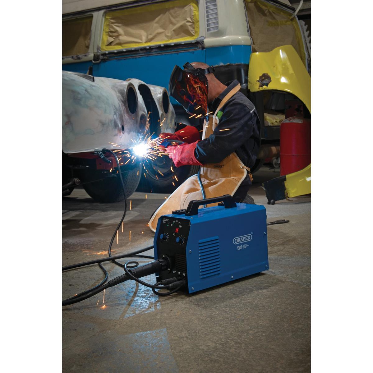 Draper Gas/Gasless MIG Inverter Multi-Welder Dti, 160A - Image 3