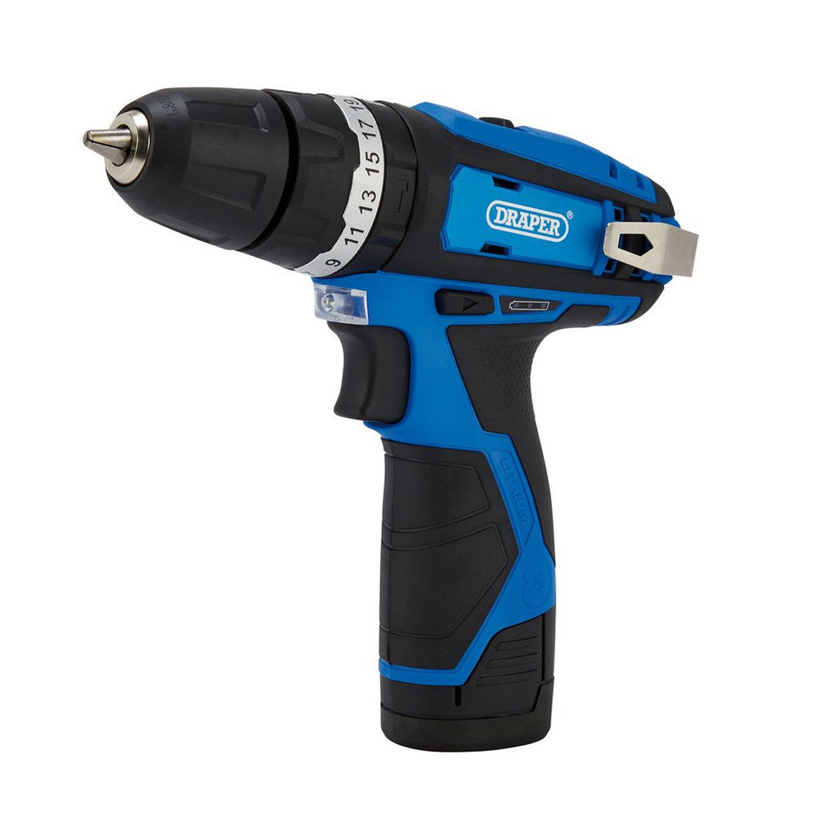 Draper 12V Combi Drill & Impact Driver, 2 x 1.5Ah Batteries, 1 x Fast Charger 70257