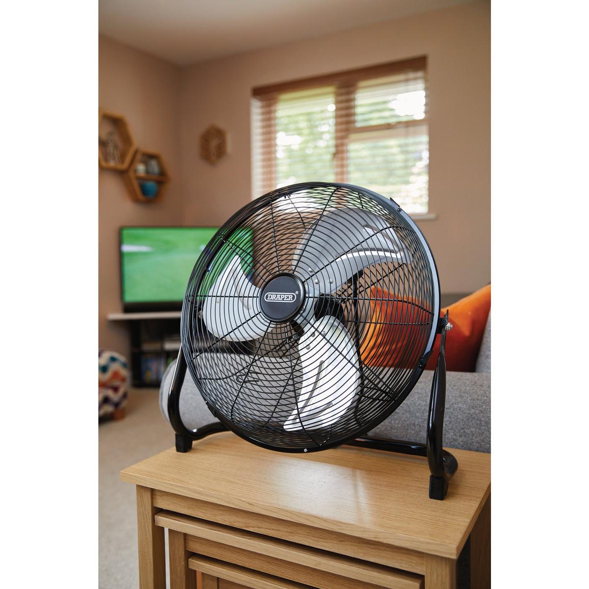 Draper 230V Floor Fan, 16"/400mm, 100W - Image 4