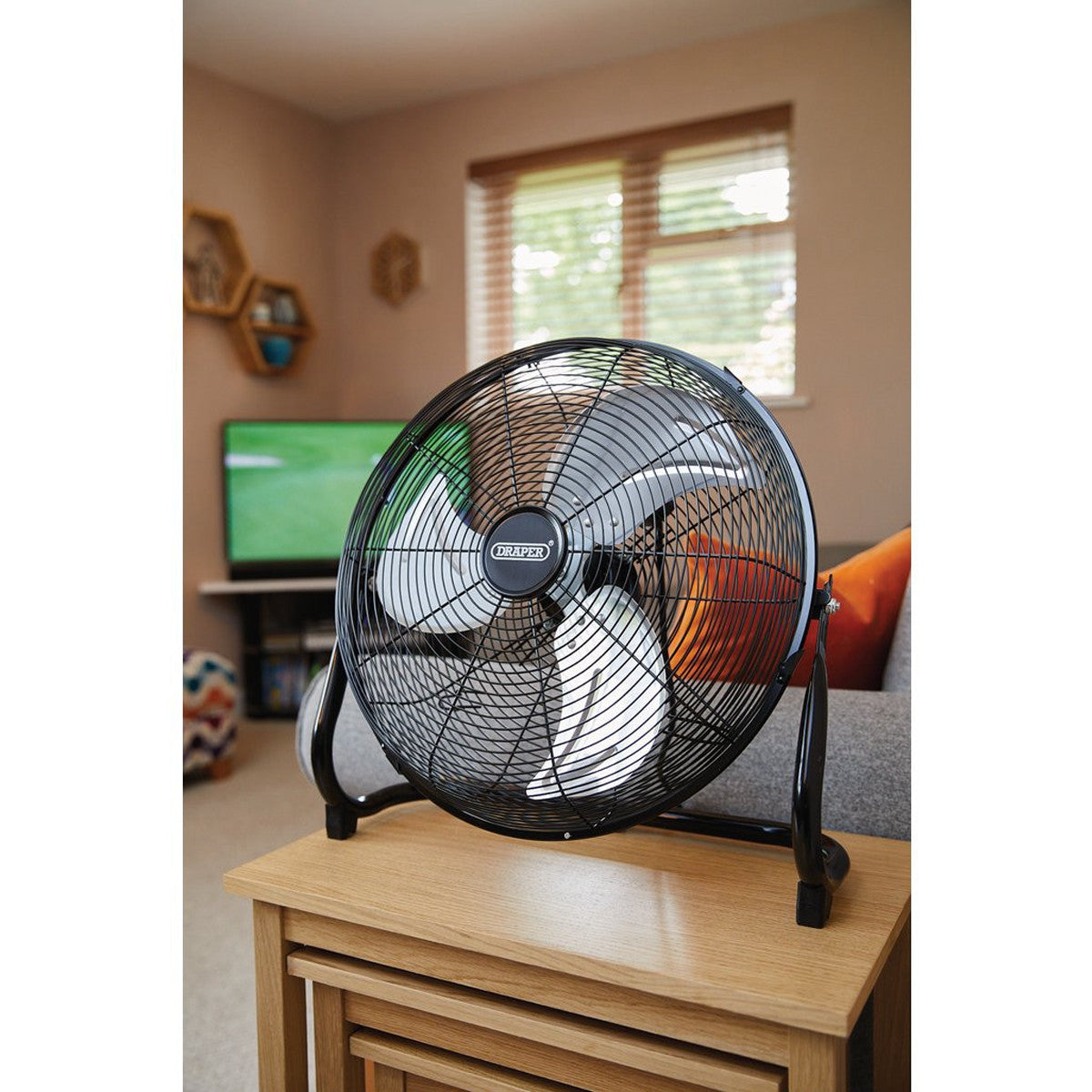 Draper 230V Floor Fan, 16"/400mm, 100W 70432