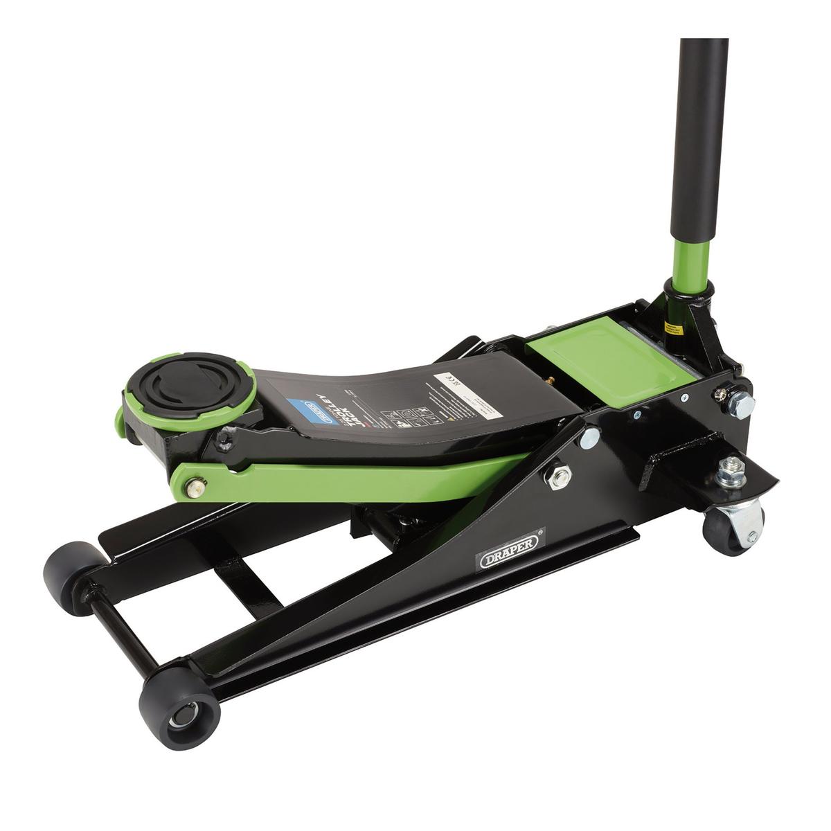 Draper Trolley Jack, 2.25 Tonne, Green - Image 1