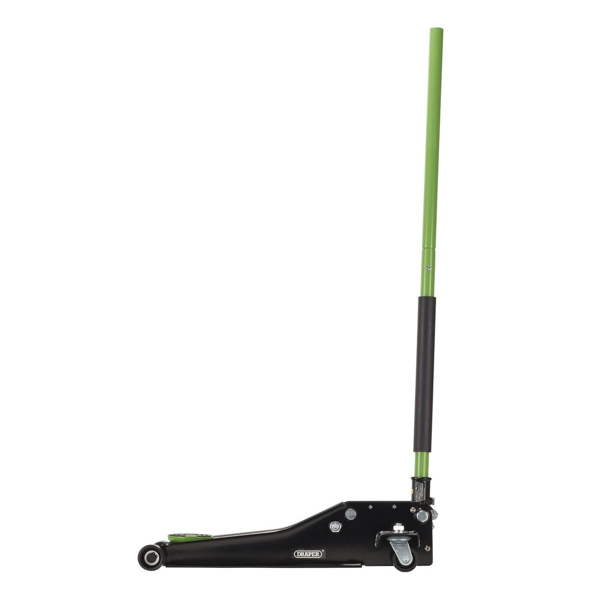 Draper Trolley Jack, 3 Tonne, Green - Image 2