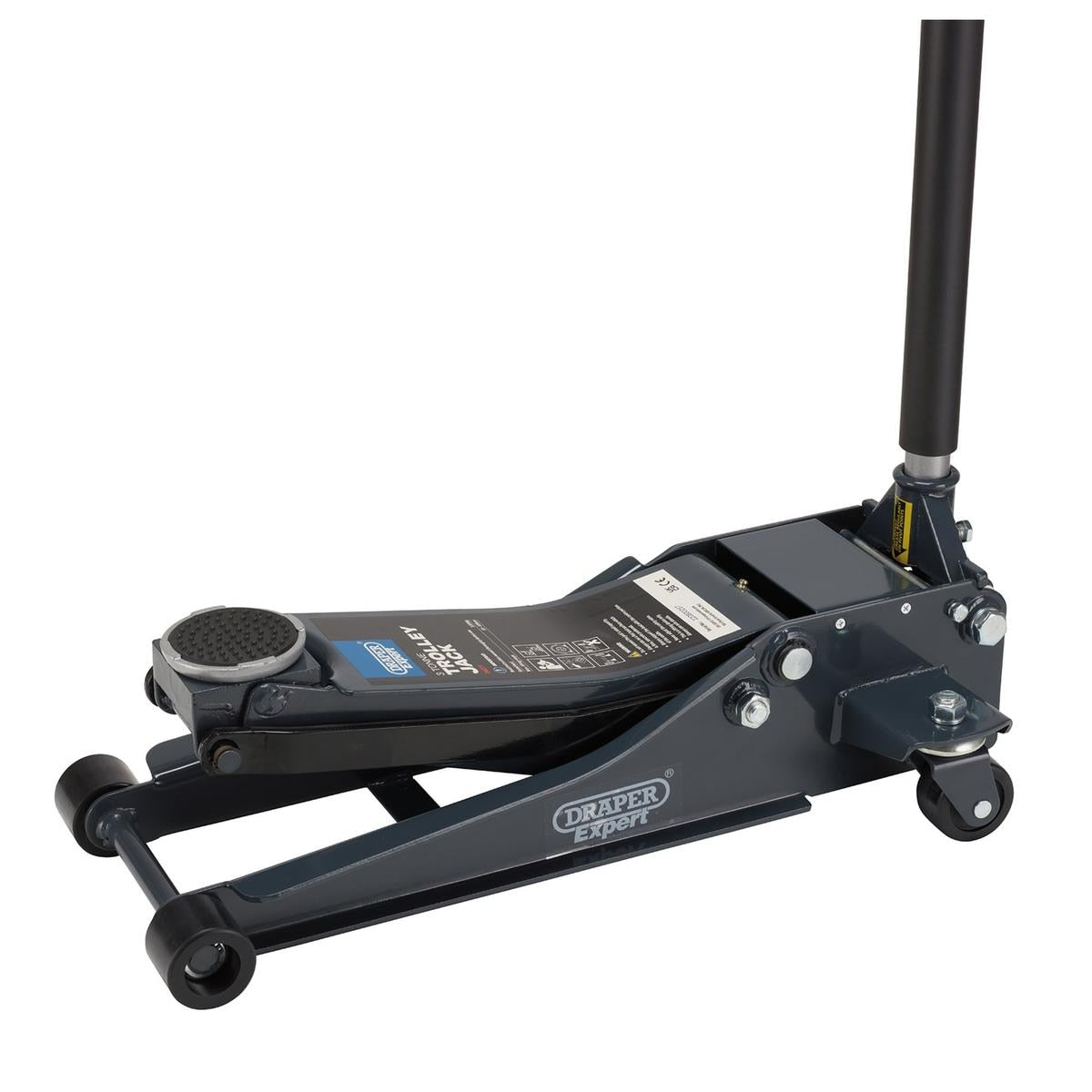Draper Expert Professional Low Profile Garage Trolley Jack, 3 Tonne - Image 1