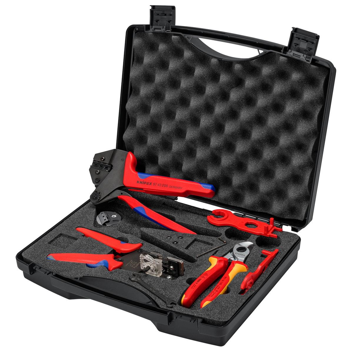KNIPEX 97 91 04 V02 Tool Case for Photovoltaics for solar cable connectors MC4 (Multi-Contact) - Image 1