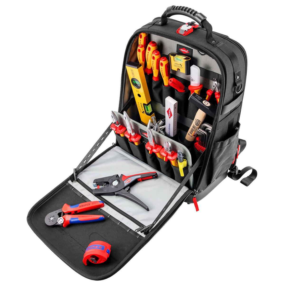 KNIPEX 00 21 50 E Tool backpack Modular X18 Electro - Image 1