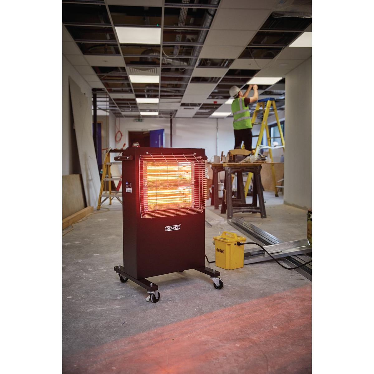 Draper 110V Infrared Cabinet Heater, 2.4kW, 8188 BTU - Image 5