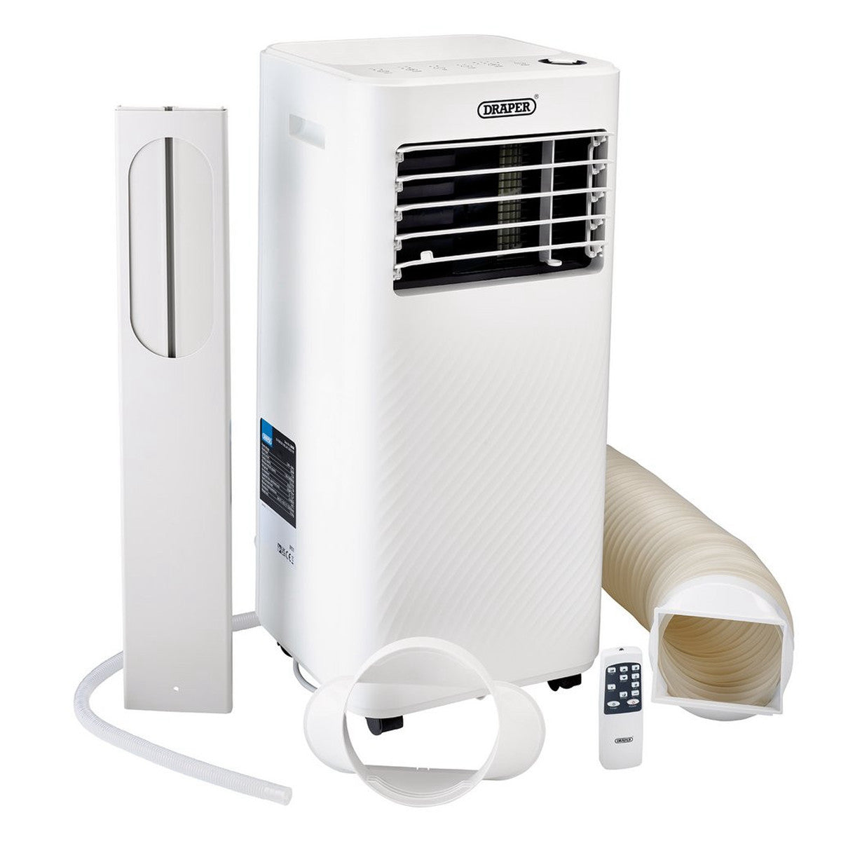 Draper 230V 3-in-1 Portable Air Conditioner with Remote Control, 5000BTU 23828