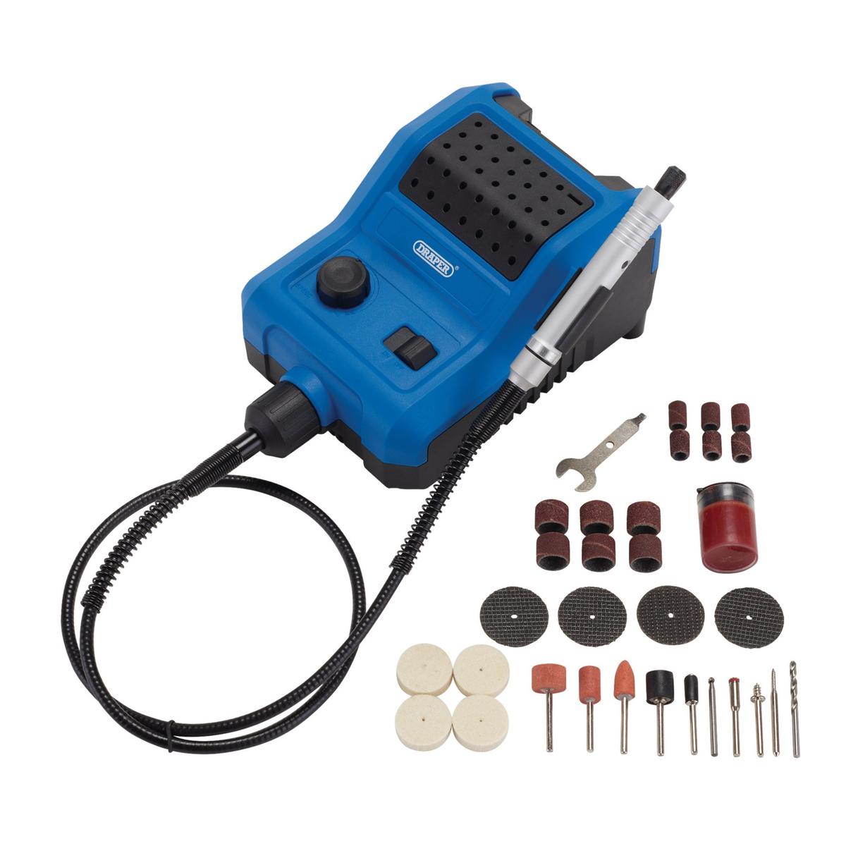 Draper D20 20V Engraver/Grinder (Sold Bare) - Image 3