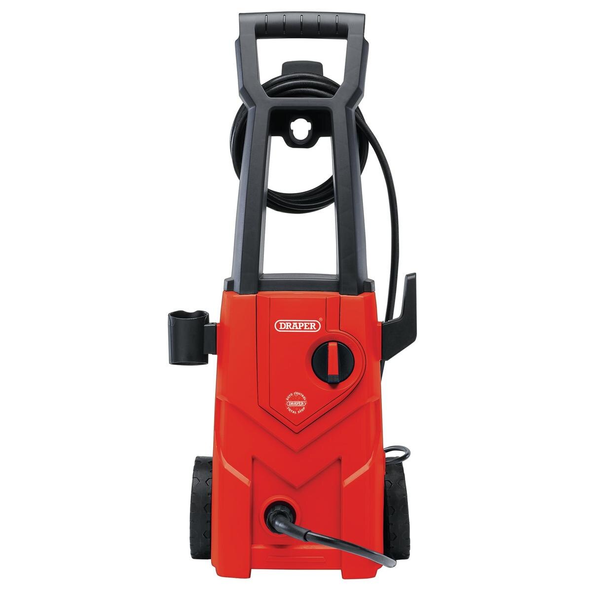 Draper 230V Pressure Washer, 1600W, 135Bar, Red - Image 2