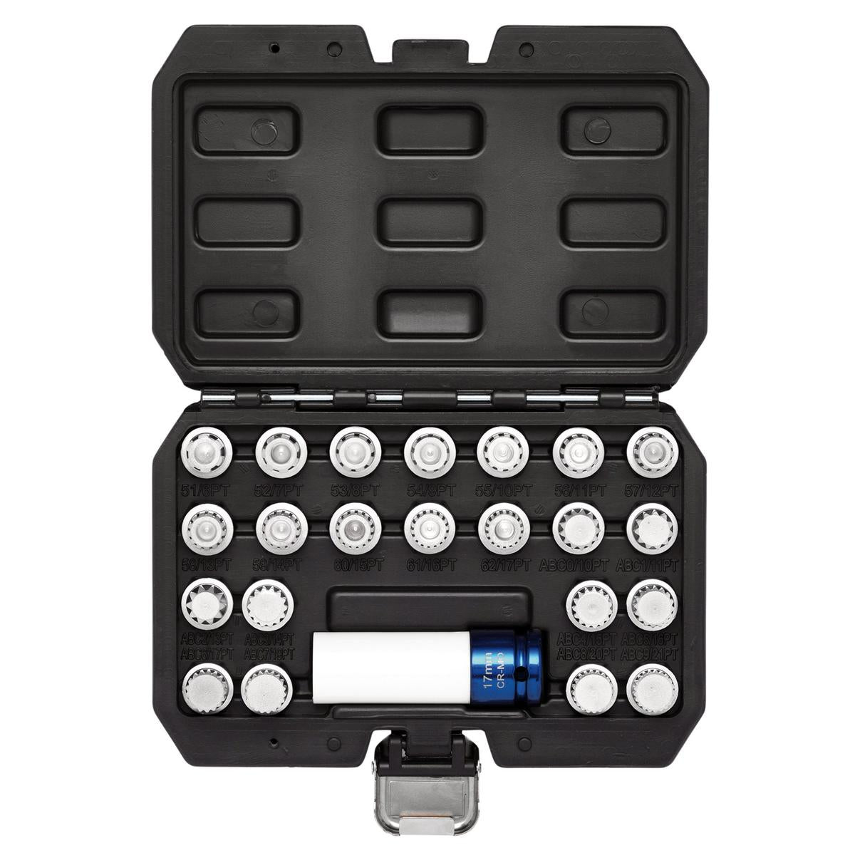 Draper VAG Locking Wheel Socket Set (23 Piece) - Image 2