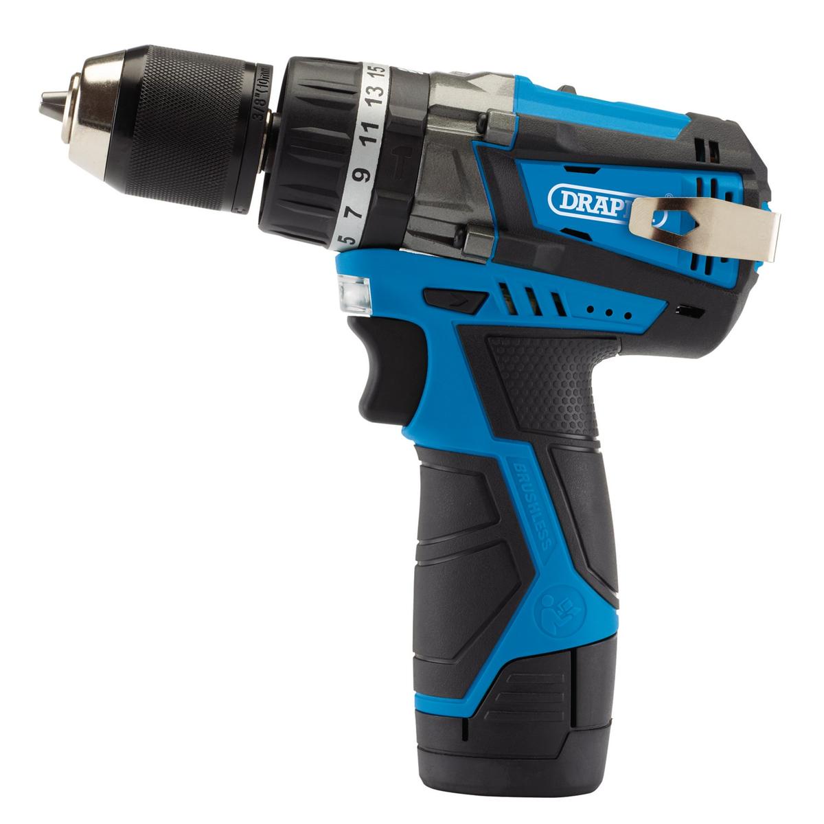 Draper 12V Brushless Combi Drill (Sold Bare) - Image 2