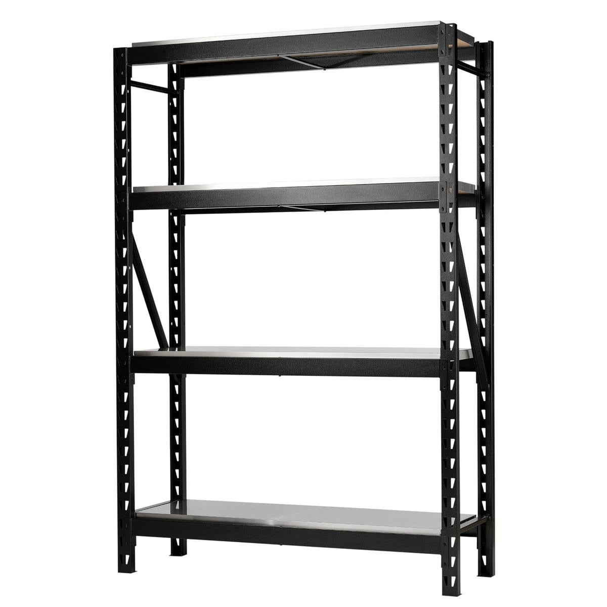 BUNKER 18 Piece Modular 4 Tier Racking with Stainless Steel Shelving, 1500mm - Image 1