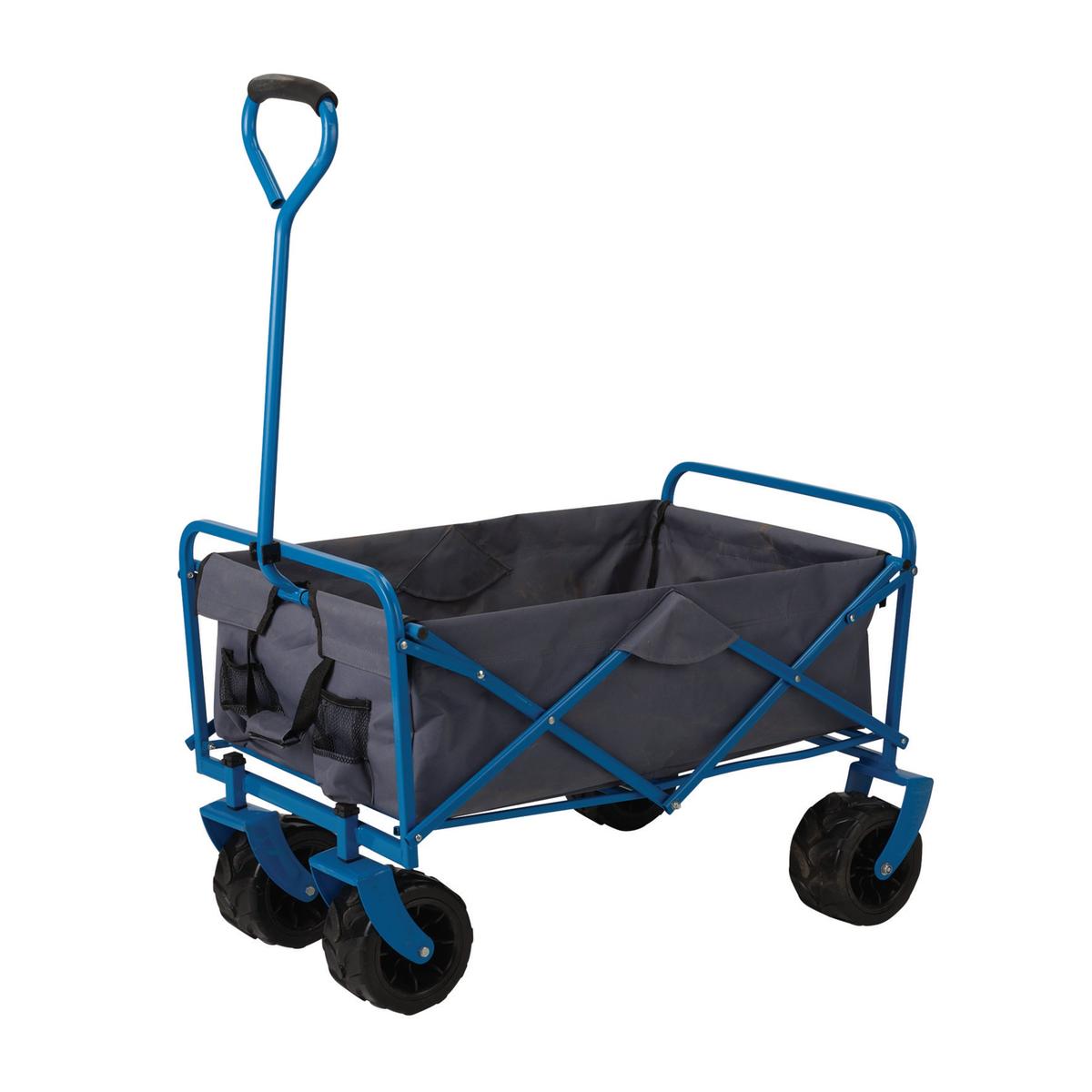 Draper Foldable Cart with Large Wheels, 80kg - Image 1
