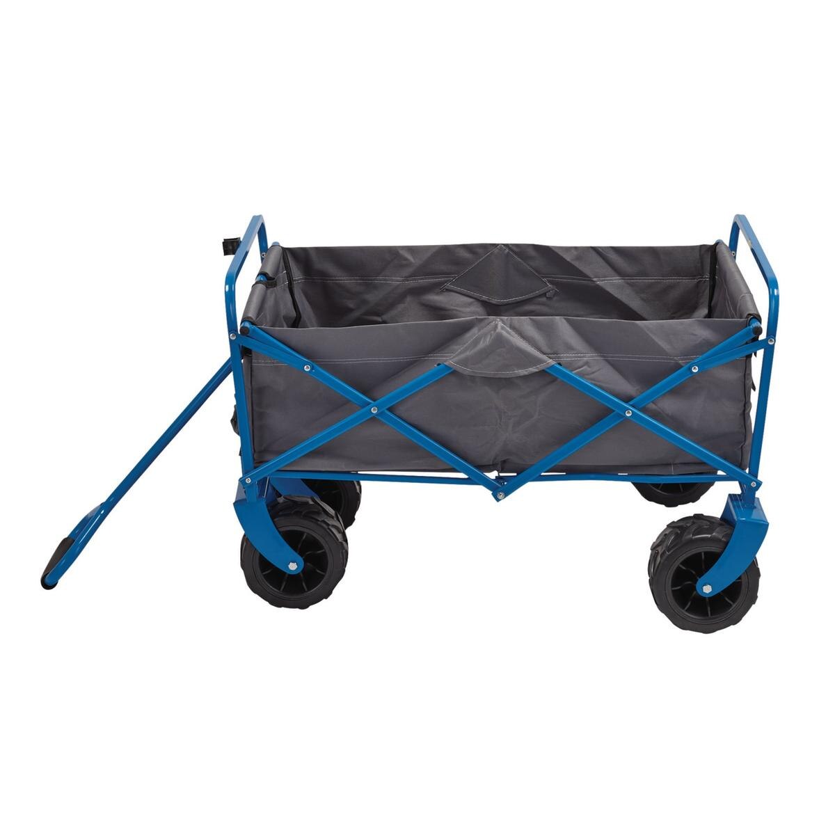Draper Foldable Cart with Large Wheels, 80kg - Image 2