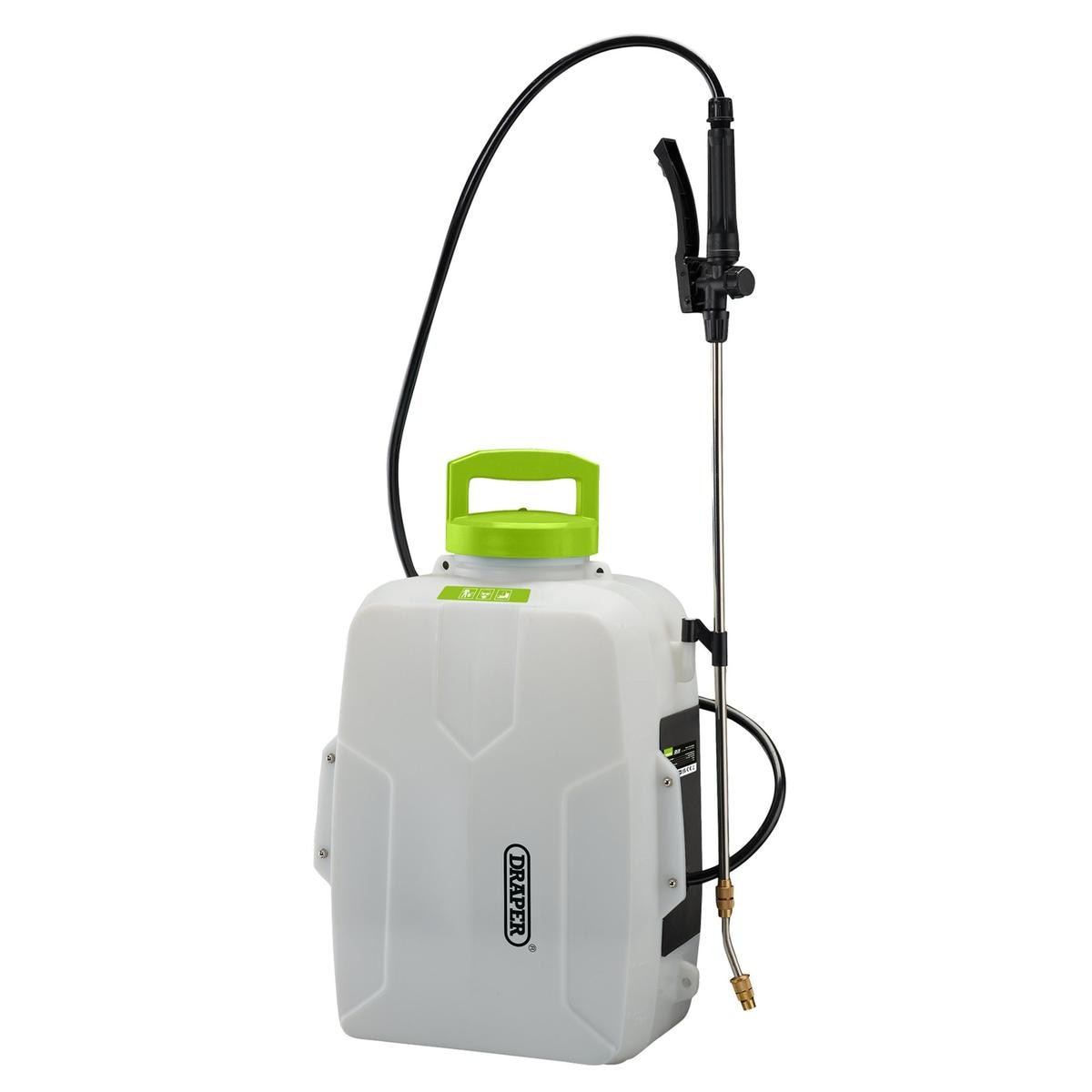 Draper D20 20V Backpack Sprayer, 12L (Sold Bare) - Image 1
