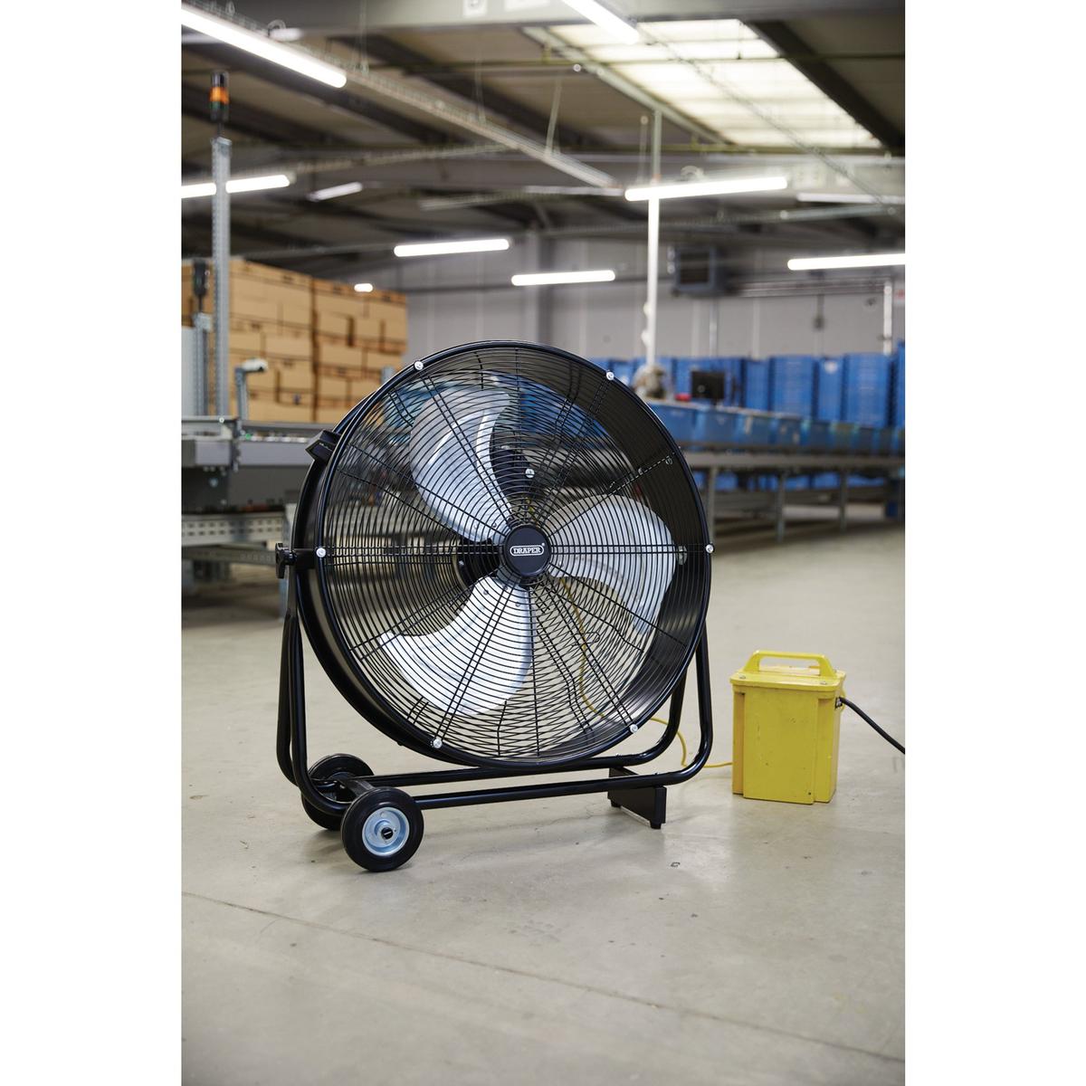 Draper 110V Drum Fan, 24"/610mm, 125W - Image 3