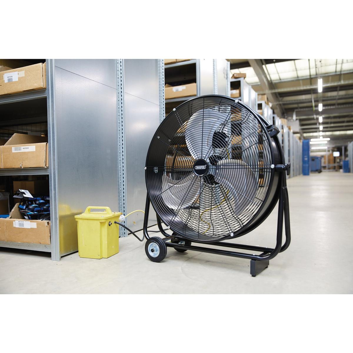 Draper 110V Drum Fan, 24"/610mm, 125W - Image 5