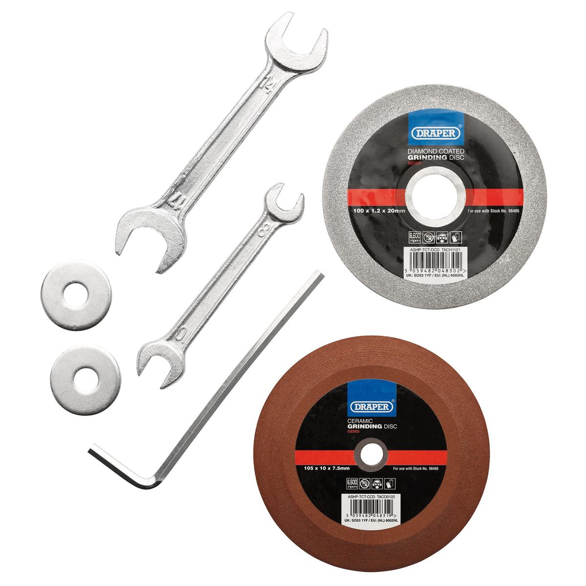 Draper Storm Force 230V Circular Saw Blade Sharpener, 110W - Image 3