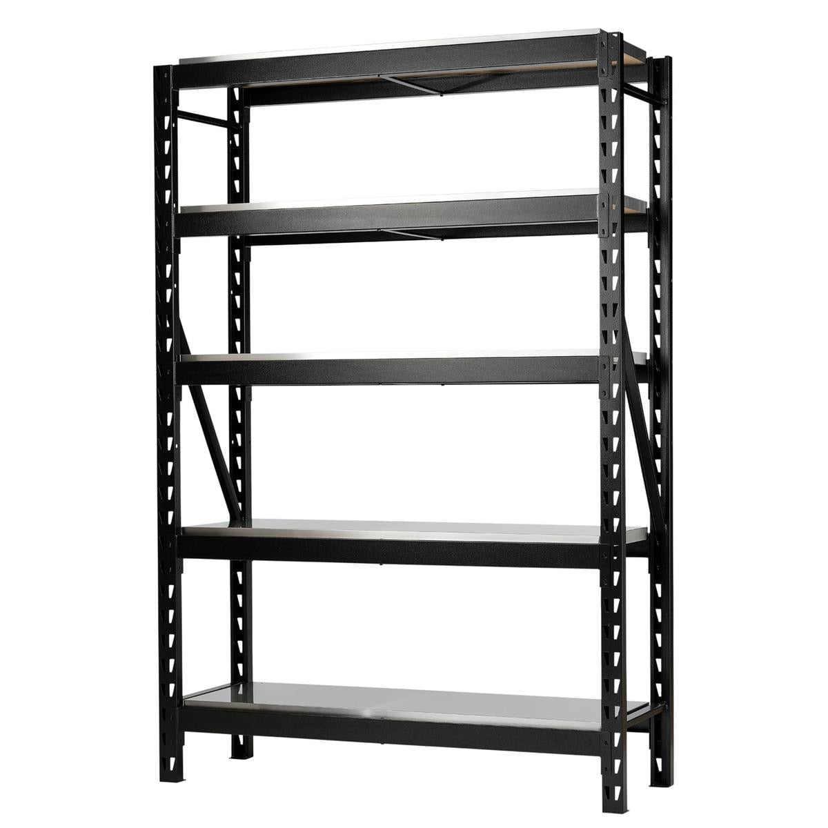 BUNKER 22 Piece Modular 5 Tier Racking with Stainless Steel Shelving, 1500mm - Image 1