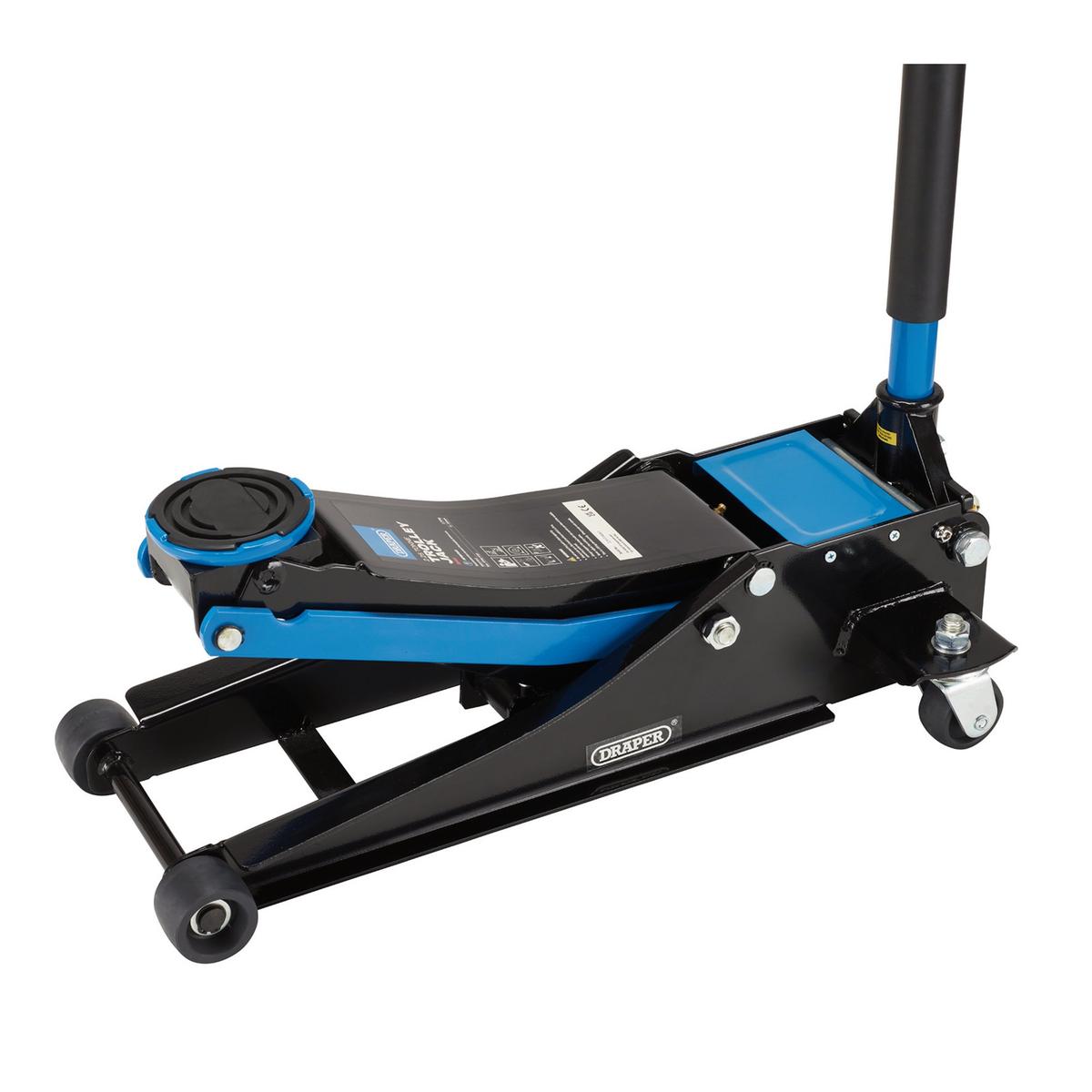 Draper Trolley Jack, 2.25 Tonne, Blue - Image 1