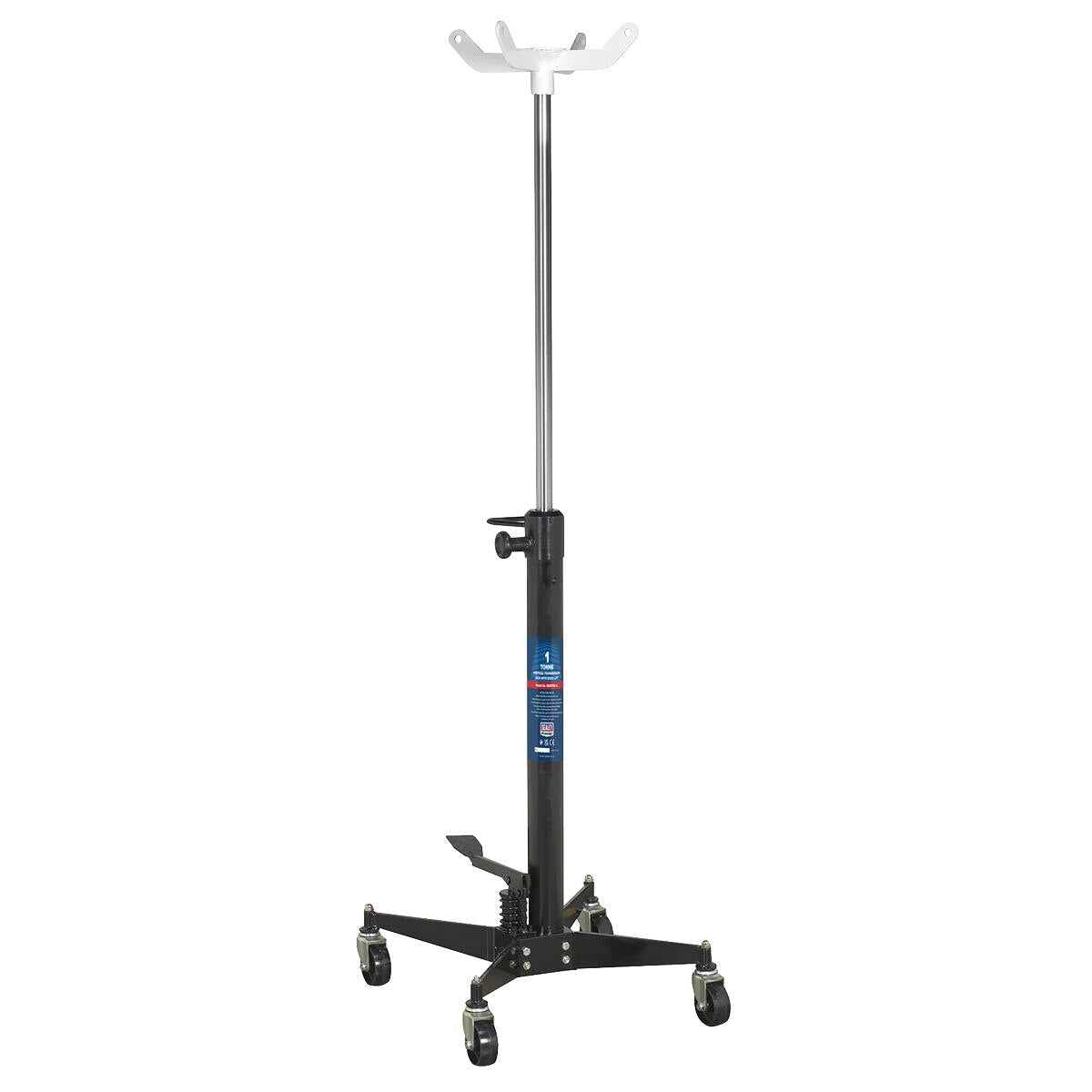 Sealey Premier Vertical Quick Lift Transmission Jack 1 Tonne - Image 2
